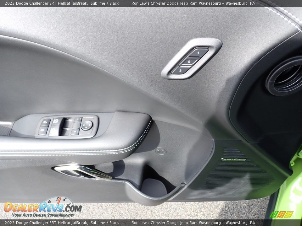 Door Panel of 2023 Dodge Challenger SRT Hellcat JailBreak Photo #14