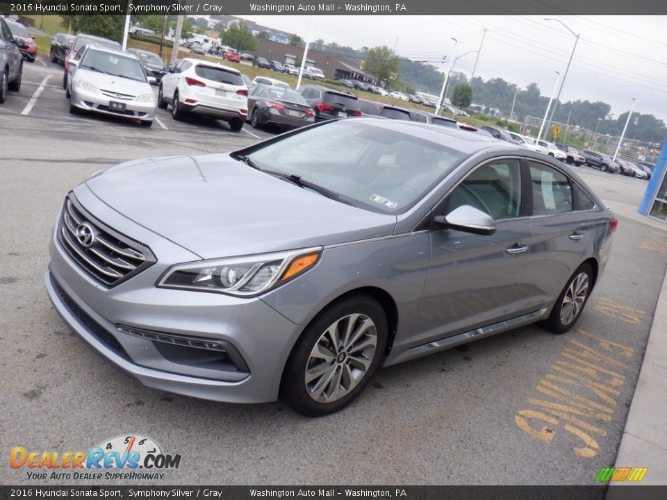 2016 Hyundai Sonata Sport Symphony Silver / Gray Photo #6