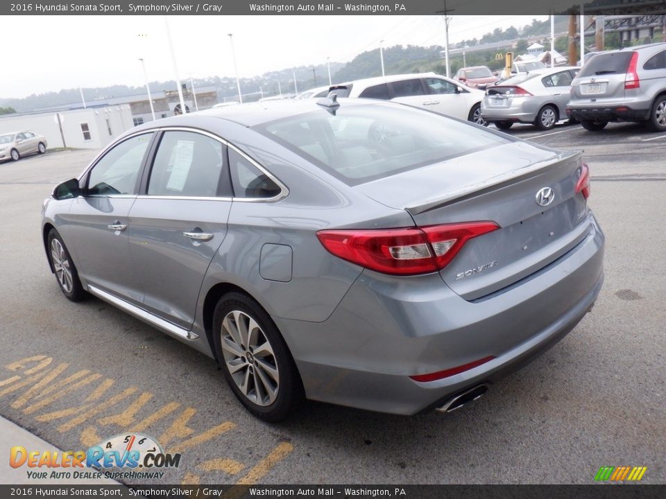 2016 Hyundai Sonata Sport Symphony Silver / Gray Photo #8