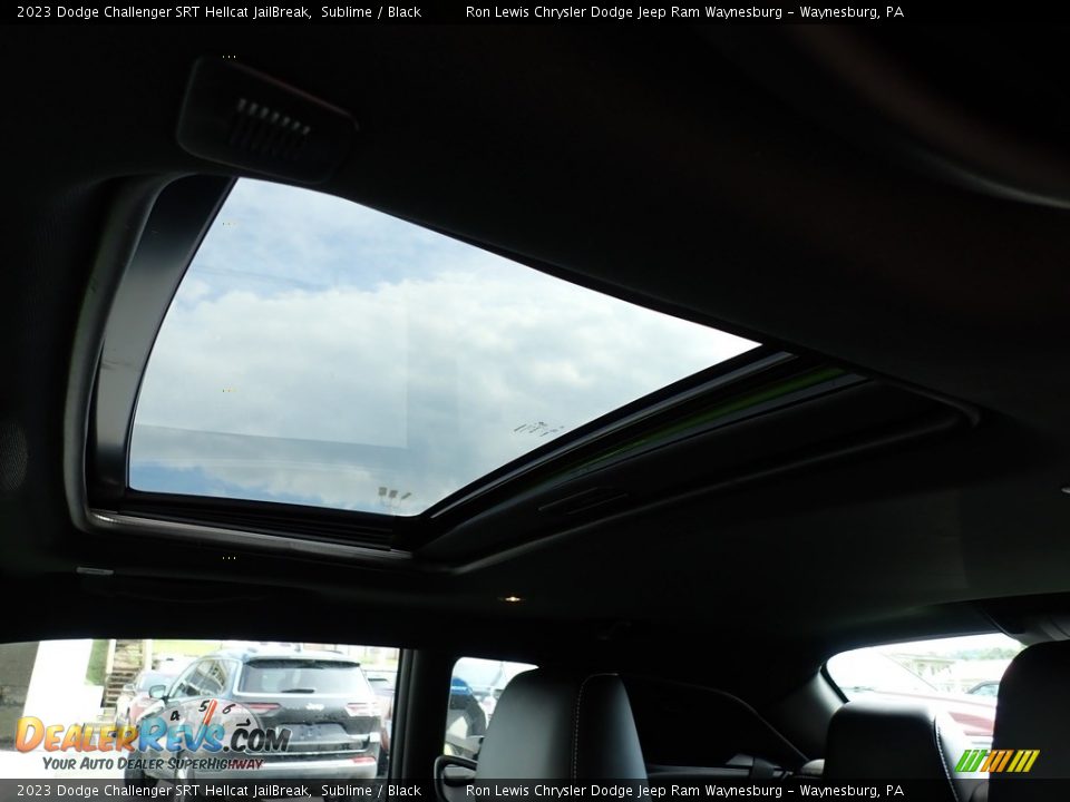 Sunroof of 2023 Dodge Challenger SRT Hellcat JailBreak Photo #17