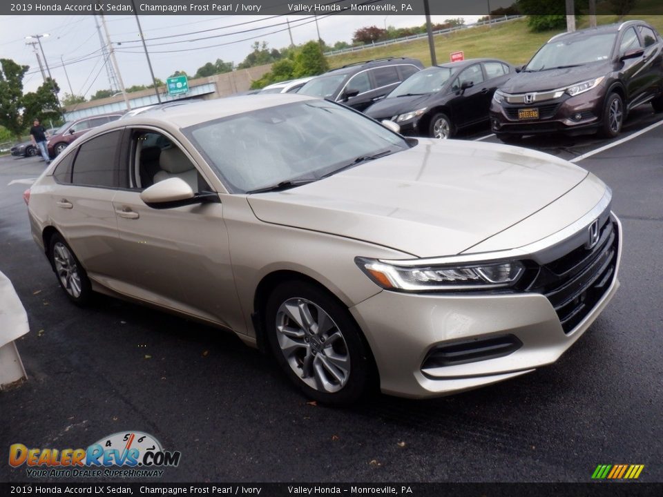 2019 Honda Accord LX Sedan Champagne Frost Pearl / Ivory Photo #4