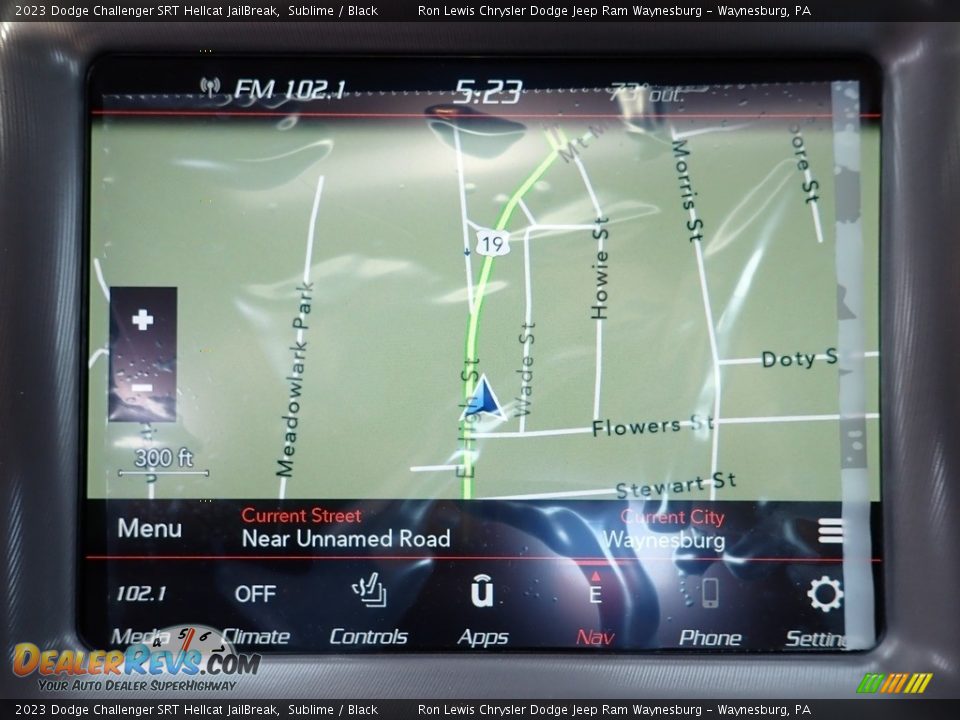 Navigation of 2023 Dodge Challenger SRT Hellcat JailBreak Photo #18