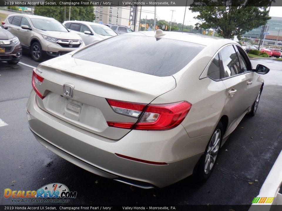 2019 Honda Accord LX Sedan Champagne Frost Pearl / Ivory Photo #5