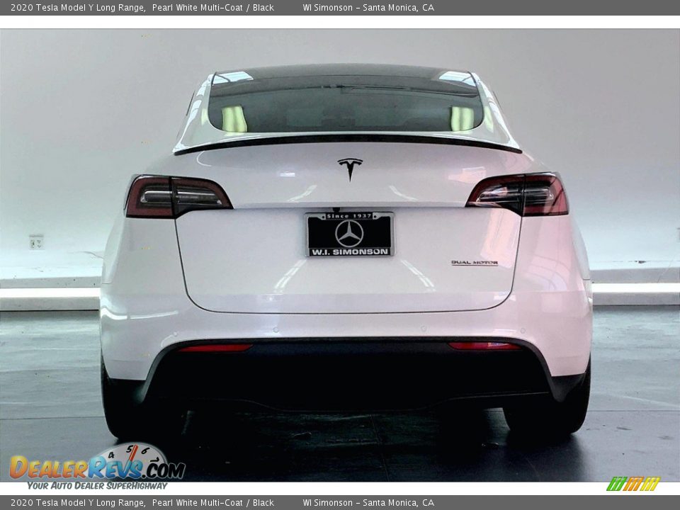 2020 Tesla Model Y Long Range Pearl White Multi-Coat / Black Photo #3