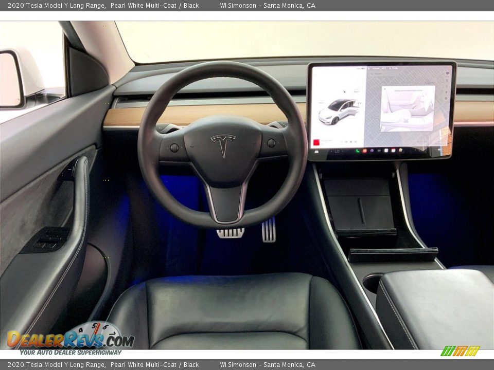 Dashboard of 2020 Tesla Model Y Long Range Photo #4