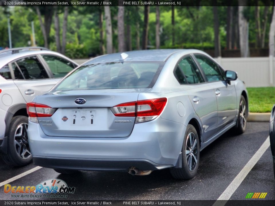 2020 Subaru Impreza Premium Sedan Ice Silver Metallic / Black Photo #3