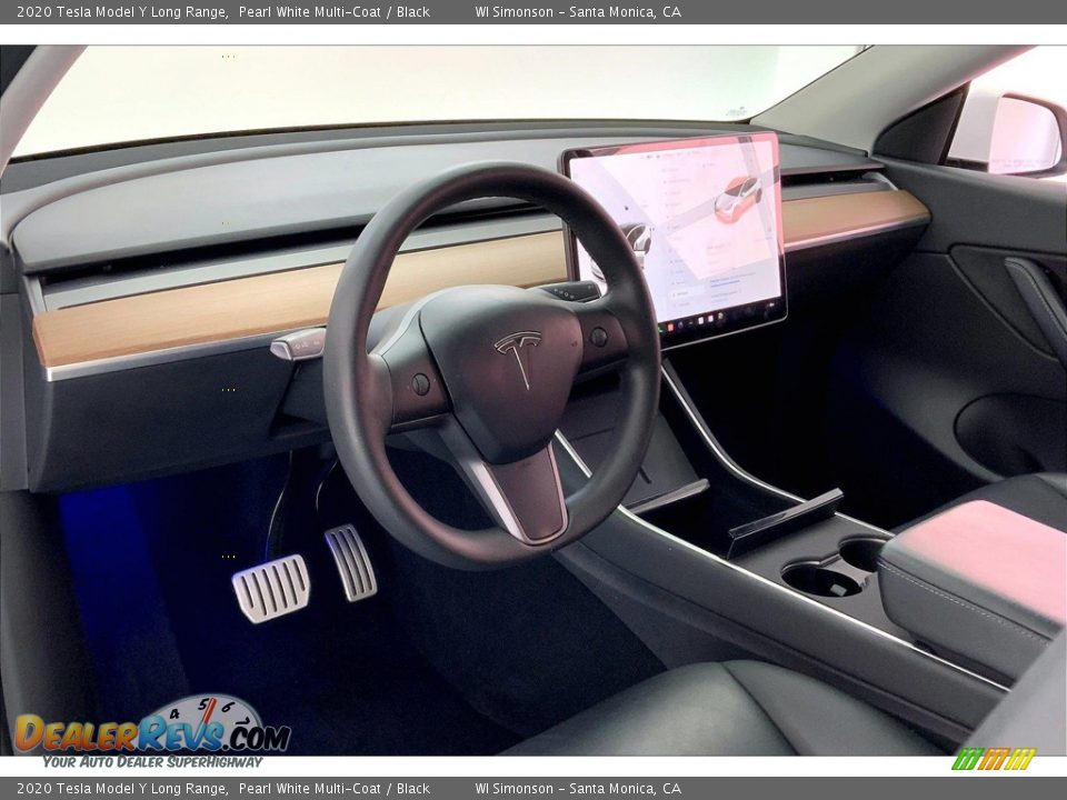 Front Seat of 2020 Tesla Model Y Long Range Photo #14