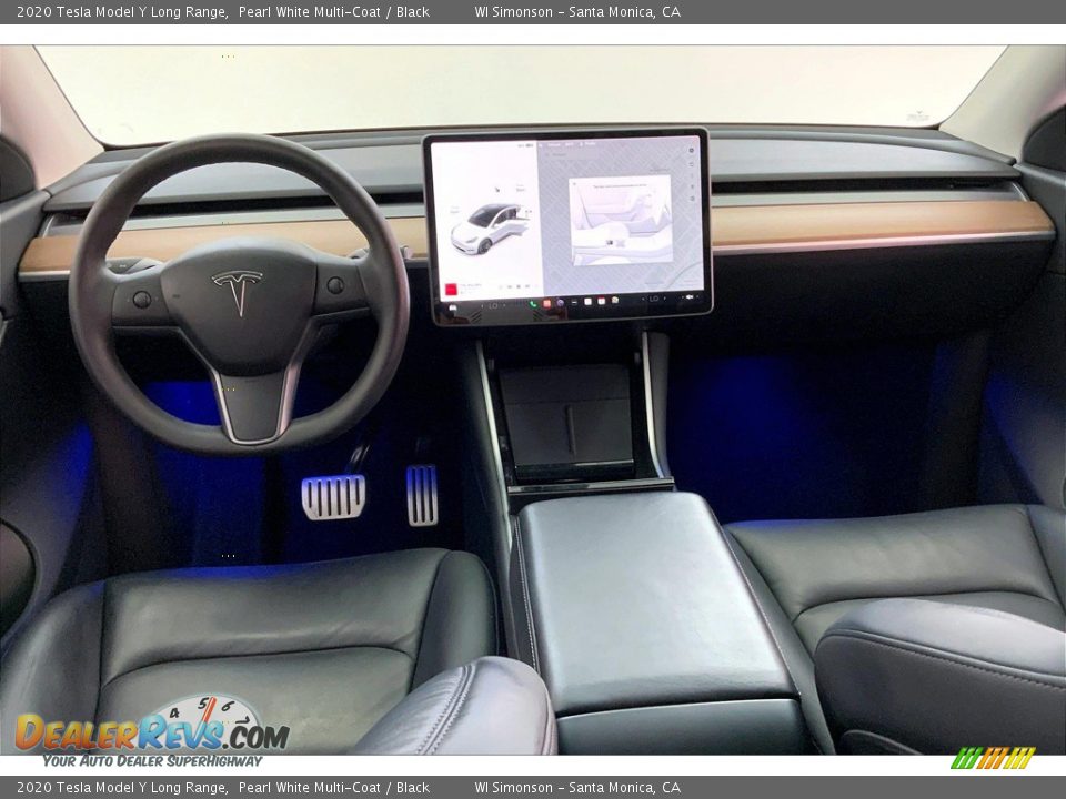 Front Seat of 2020 Tesla Model Y Long Range Photo #15