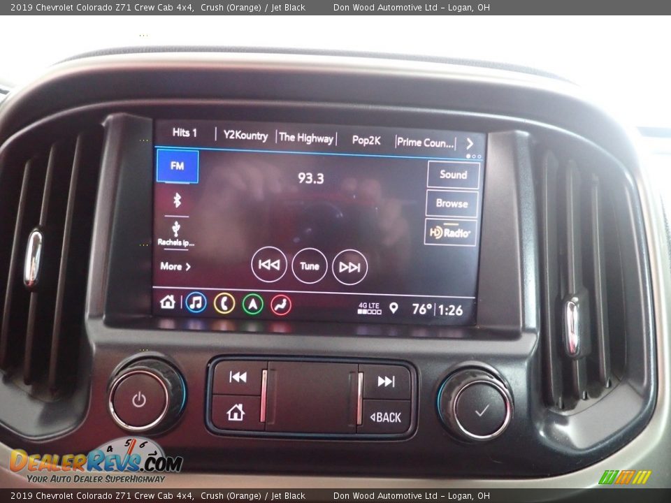 2019 Chevrolet Colorado Z71 Crew Cab 4x4 Crush (Orange) / Jet Black Photo #2