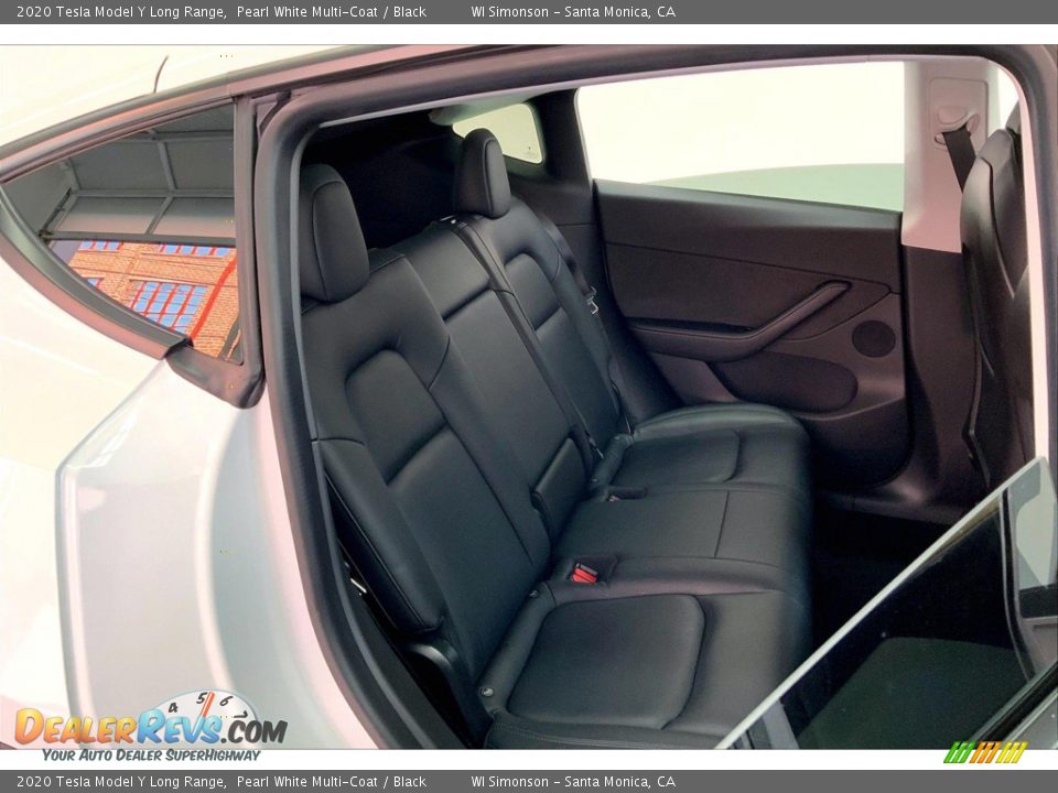 Rear Seat of 2020 Tesla Model Y Long Range Photo #19