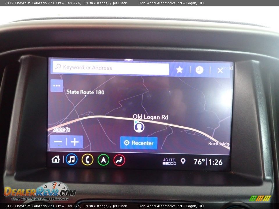 2019 Chevrolet Colorado Z71 Crew Cab 4x4 Crush (Orange) / Jet Black Photo #4