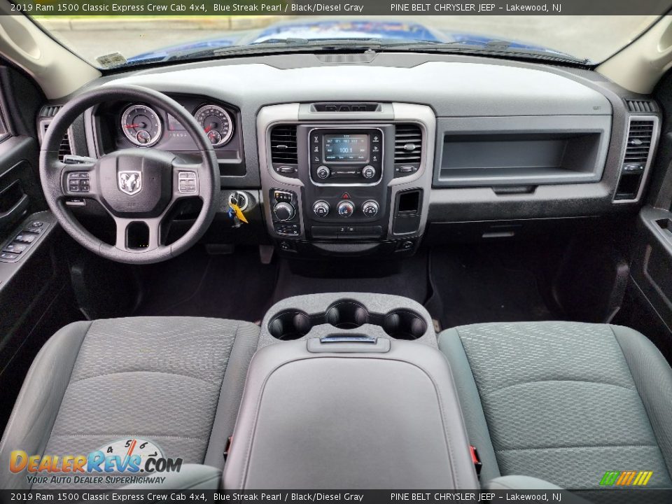 Black/Diesel Gray Interior - 2019 Ram 1500 Classic Express Crew Cab 4x4 Photo #10