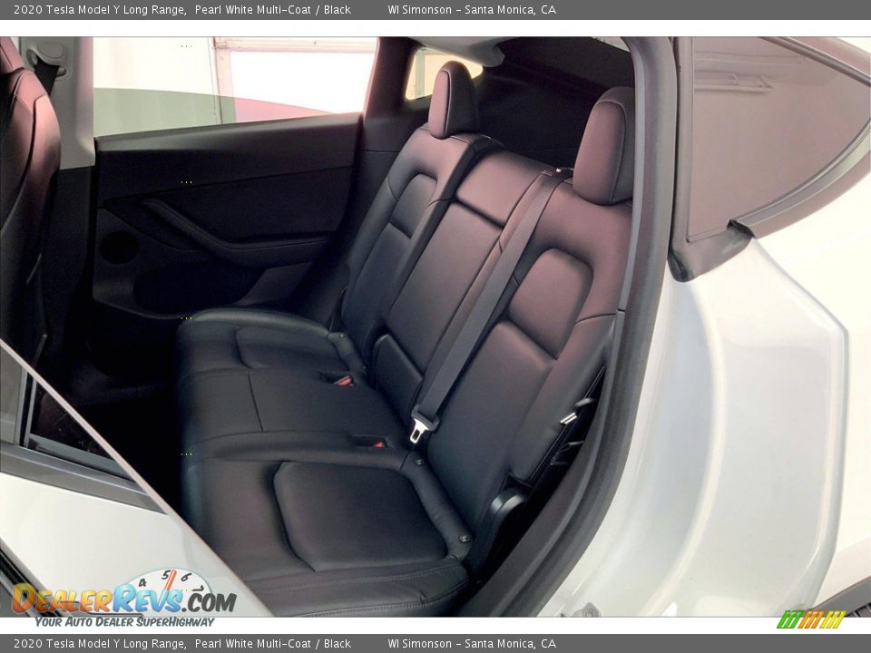 Rear Seat of 2020 Tesla Model Y Long Range Photo #20