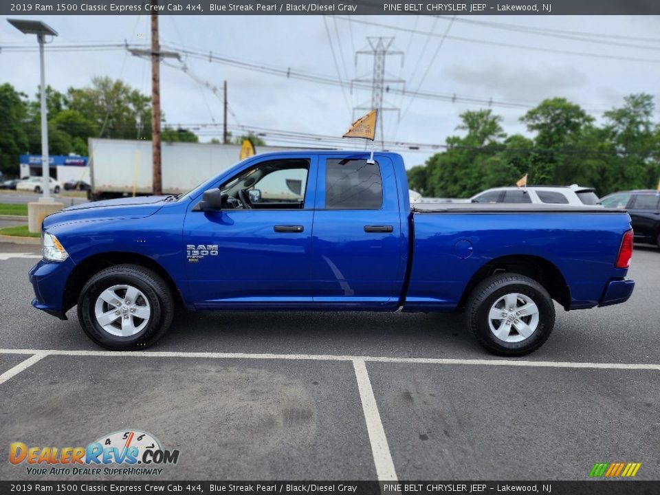 Blue Streak Pearl 2019 Ram 1500 Classic Express Crew Cab 4x4 Photo #12
