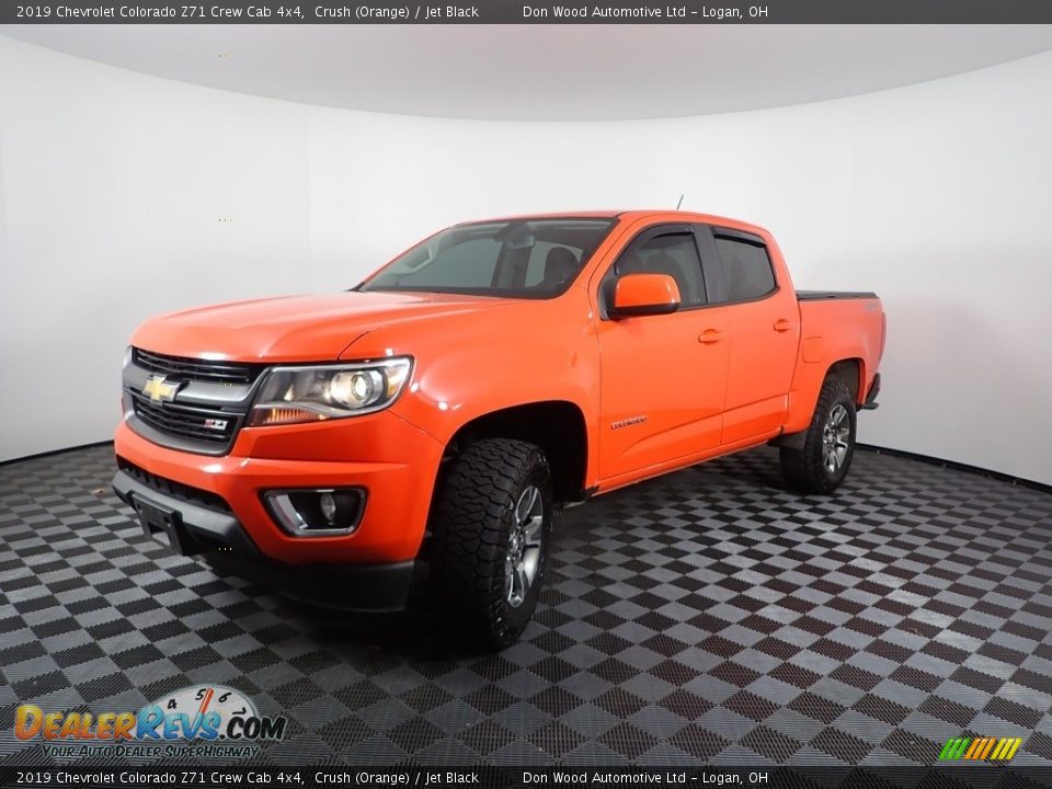 2019 Chevrolet Colorado Z71 Crew Cab 4x4 Crush (Orange) / Jet Black Photo #7