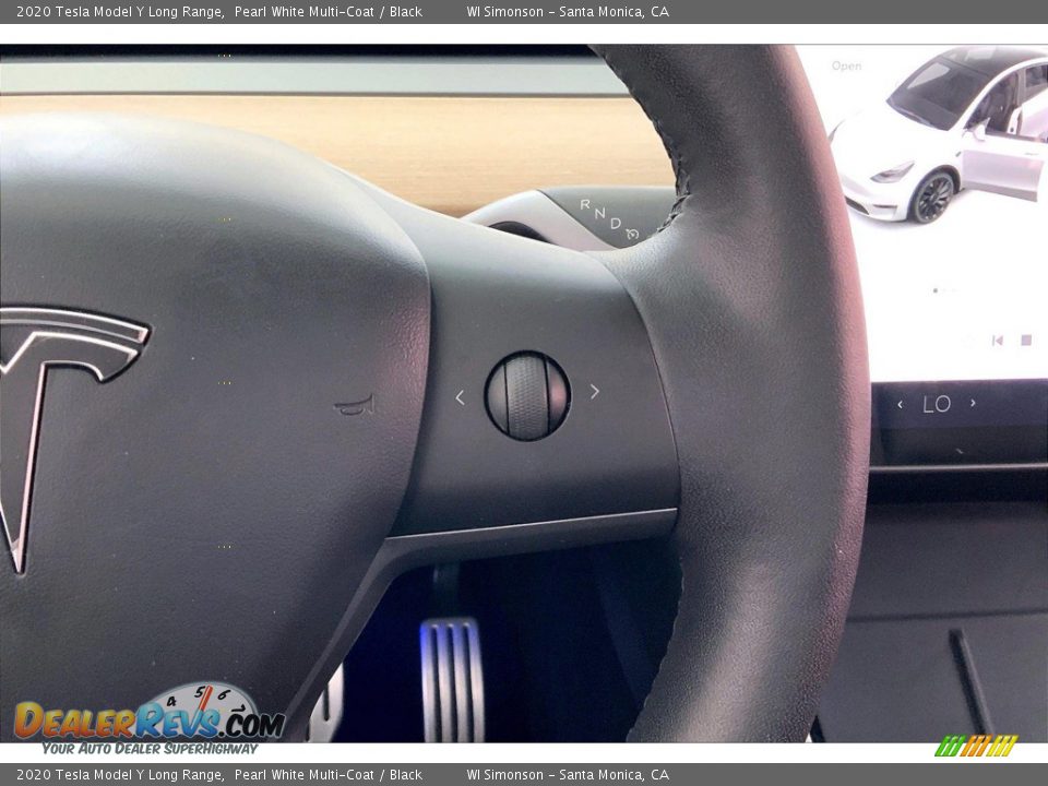 2020 Tesla Model Y Long Range Steering Wheel Photo #22