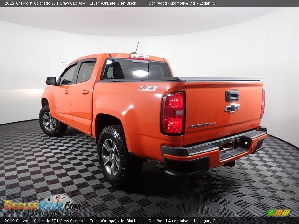 2019 Chevrolet Colorado Z71 Crew Cab 4x4 Crush (Orange) / Jet Black Photo #8