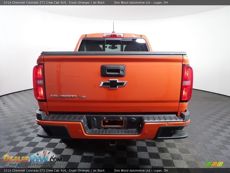 2019 Chevrolet Colorado Z71 Crew Cab 4x4 Crush (Orange) / Jet Black Photo #9