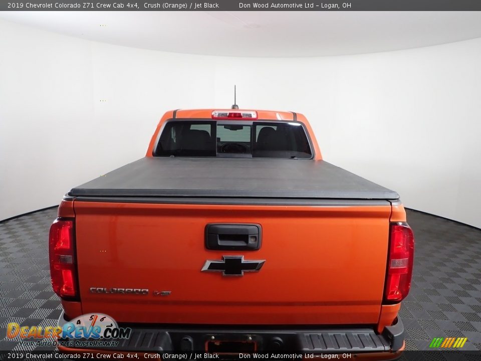2019 Chevrolet Colorado Z71 Crew Cab 4x4 Crush (Orange) / Jet Black Photo #10