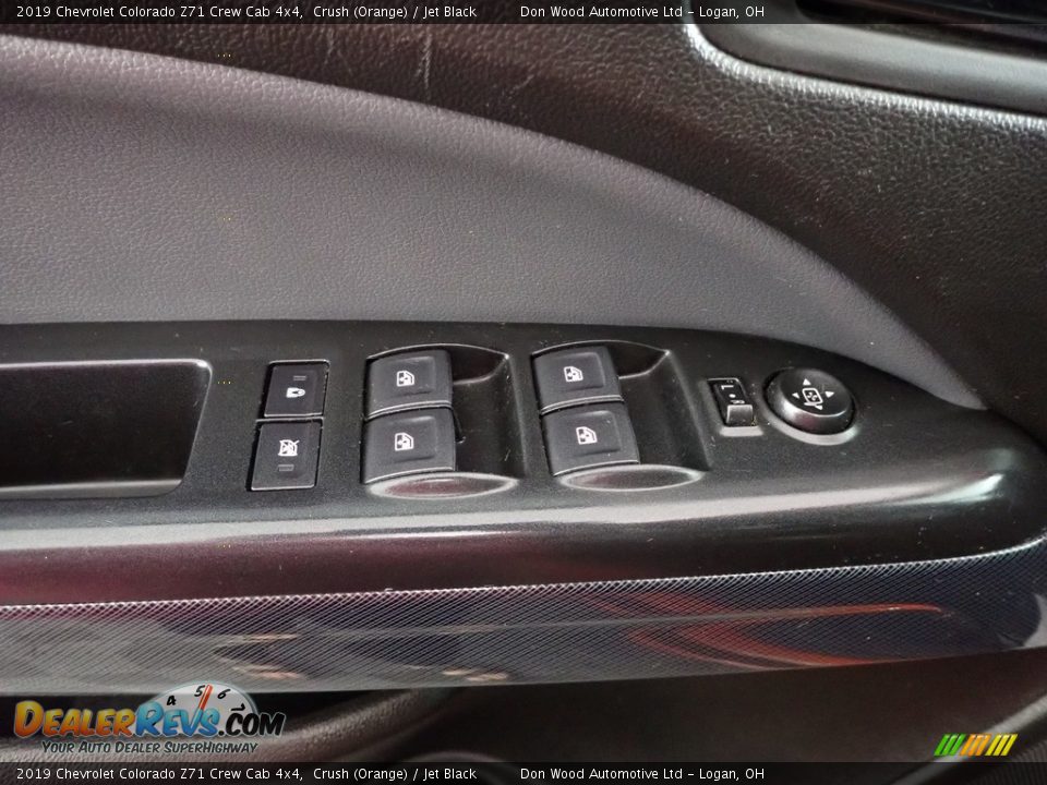 2019 Chevrolet Colorado Z71 Crew Cab 4x4 Crush (Orange) / Jet Black Photo #14