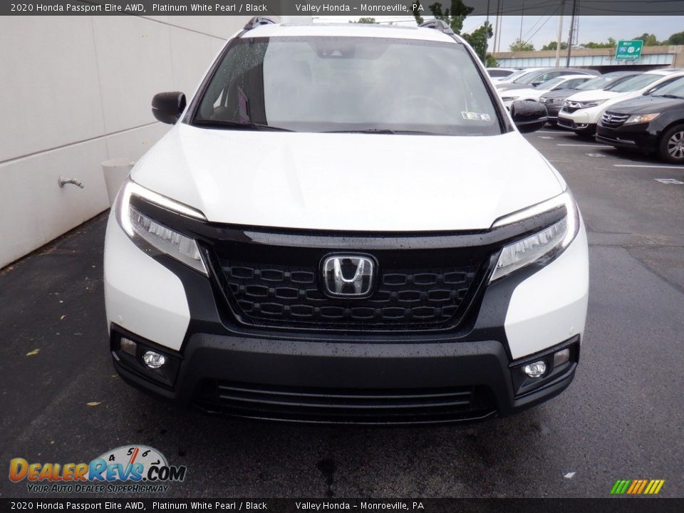 2020 Honda Passport Elite AWD Platinum White Pearl / Black Photo #4