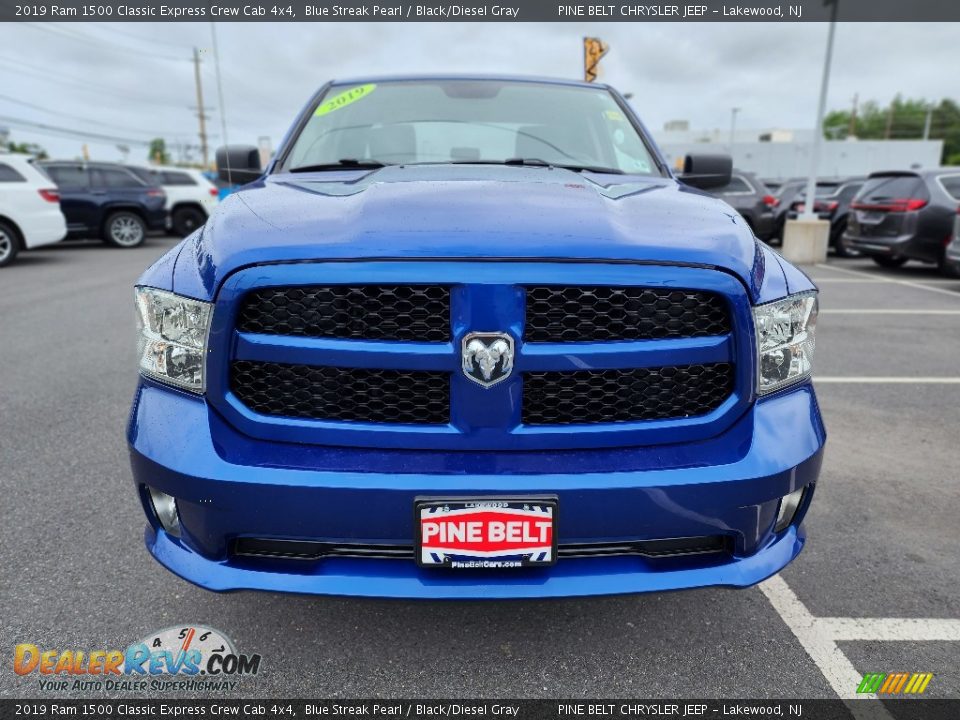 2019 Ram 1500 Classic Express Crew Cab 4x4 Blue Streak Pearl / Black/Diesel Gray Photo #20