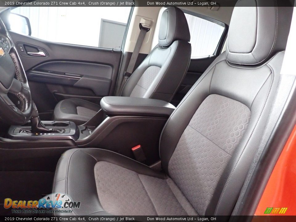 2019 Chevrolet Colorado Z71 Crew Cab 4x4 Crush (Orange) / Jet Black Photo #16