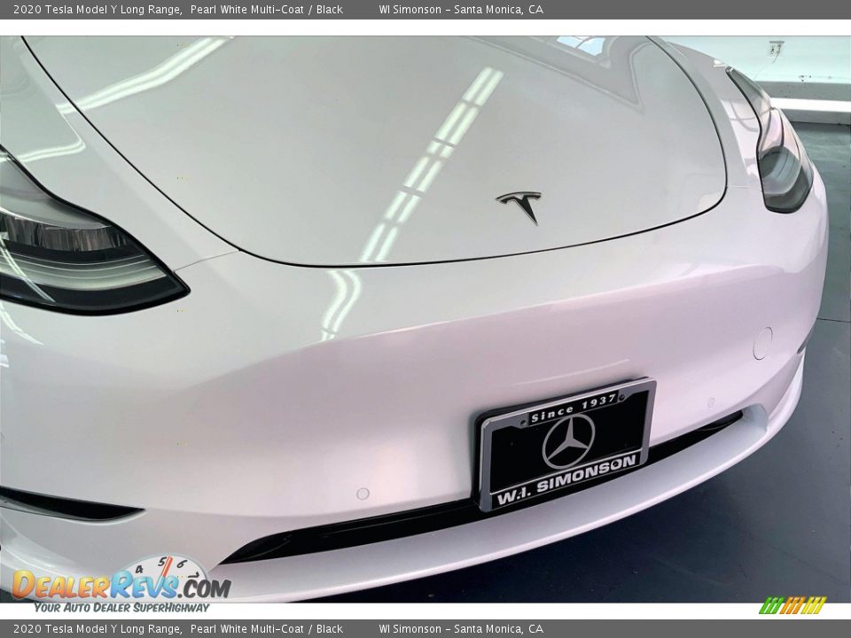 2020 Tesla Model Y Long Range Pearl White Multi-Coat / Black Photo #30