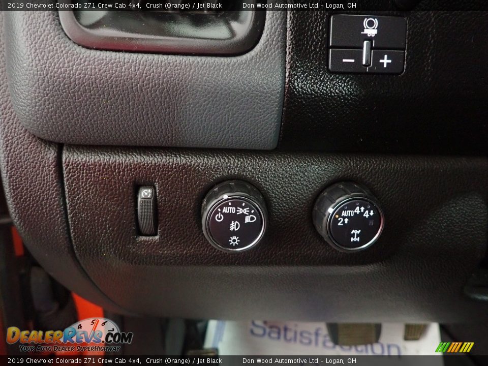2019 Chevrolet Colorado Z71 Crew Cab 4x4 Crush (Orange) / Jet Black Photo #17