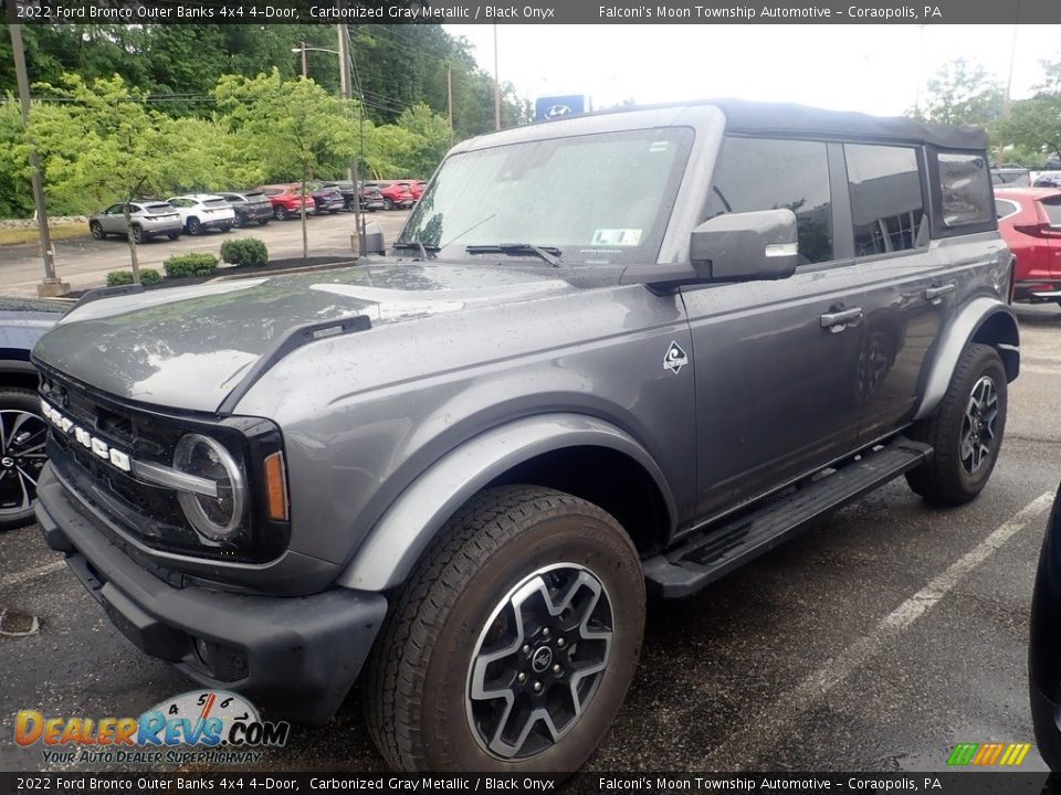 2022 Ford Bronco Outer Banks 4x4 4-Door Carbonized Gray Metallic / Black Onyx Photo #1