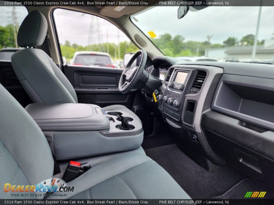 2019 Ram 1500 Classic Express Crew Cab 4x4 Blue Streak Pearl / Black/Diesel Gray Photo #23