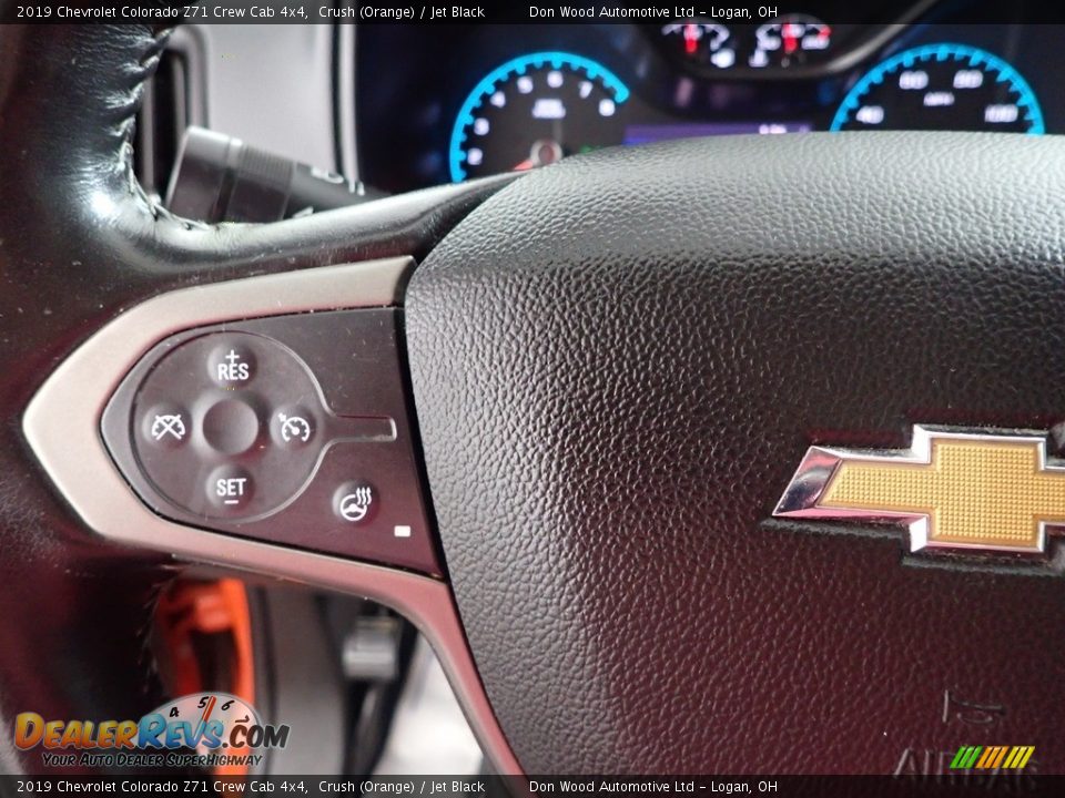 2019 Chevrolet Colorado Z71 Crew Cab 4x4 Crush (Orange) / Jet Black Photo #18