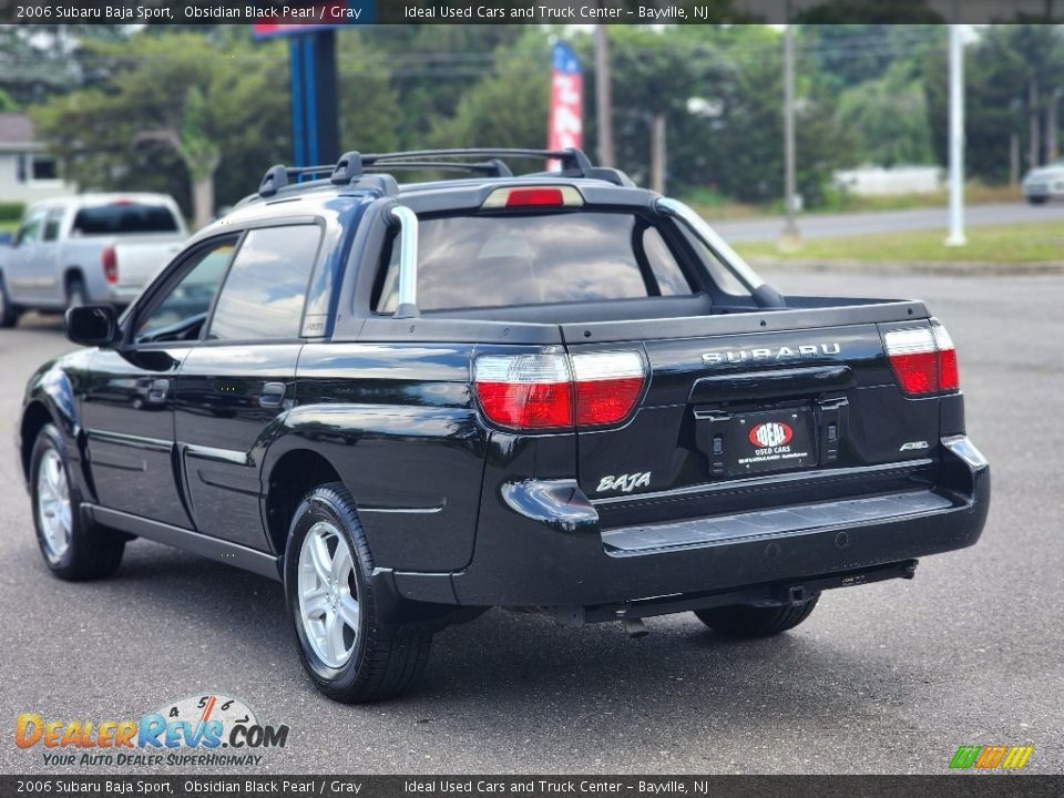 2006 Subaru Baja Sport Obsidian Black Pearl / Gray Photo #5