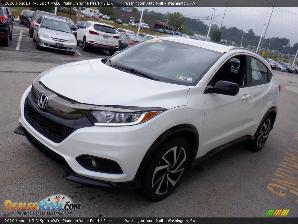 2020 Honda HR-V Sport AWD Platinum White Pearl / Black Photo #4