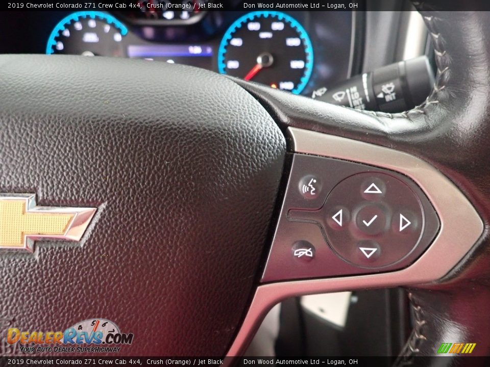 2019 Chevrolet Colorado Z71 Crew Cab 4x4 Crush (Orange) / Jet Black Photo #19