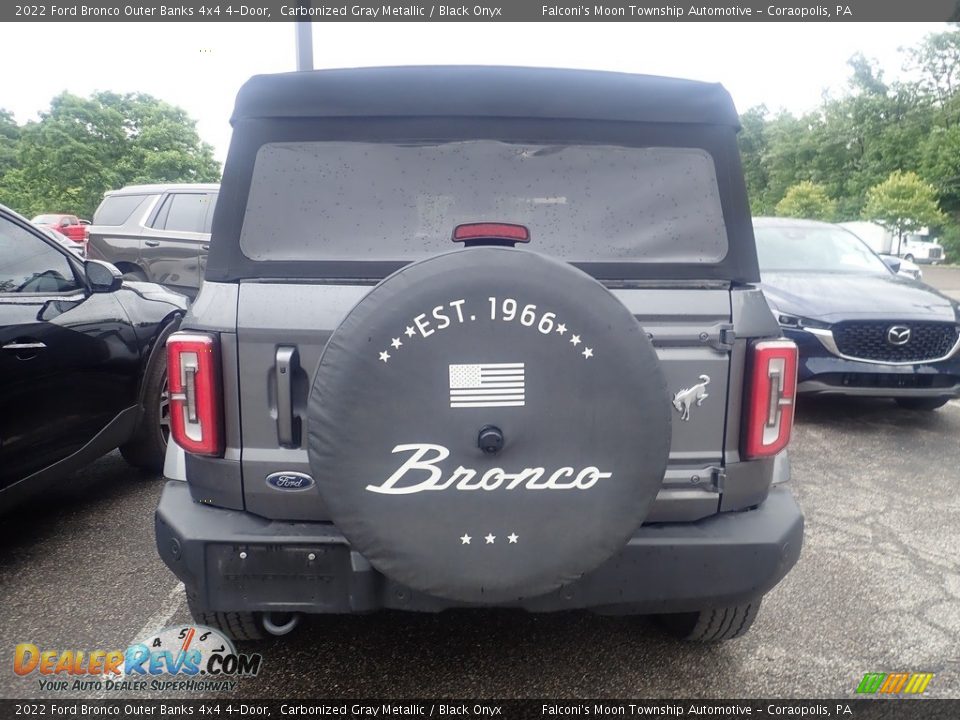 2022 Ford Bronco Outer Banks 4x4 4-Door Carbonized Gray Metallic / Black Onyx Photo #3