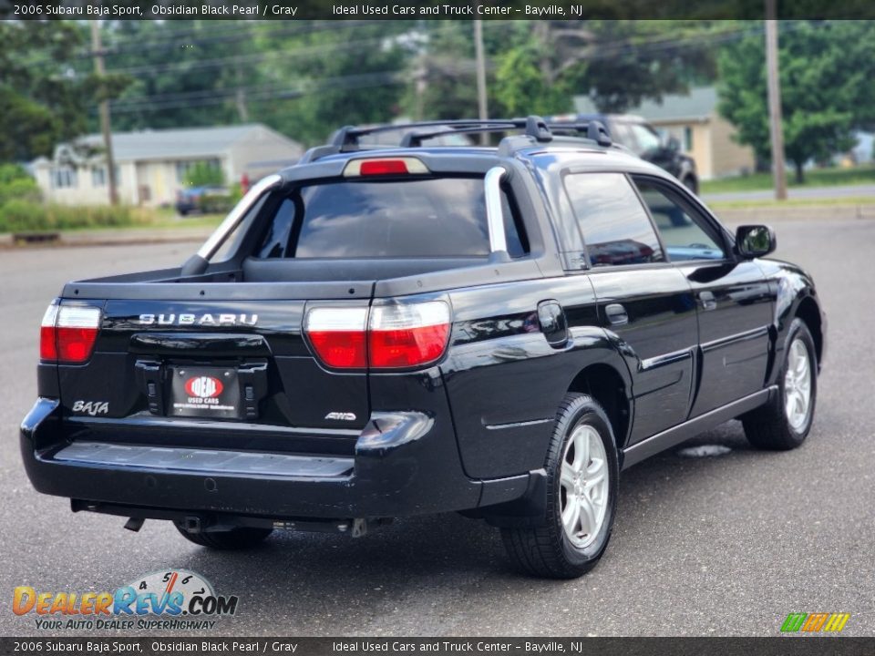 2006 Subaru Baja Sport Obsidian Black Pearl / Gray Photo #6