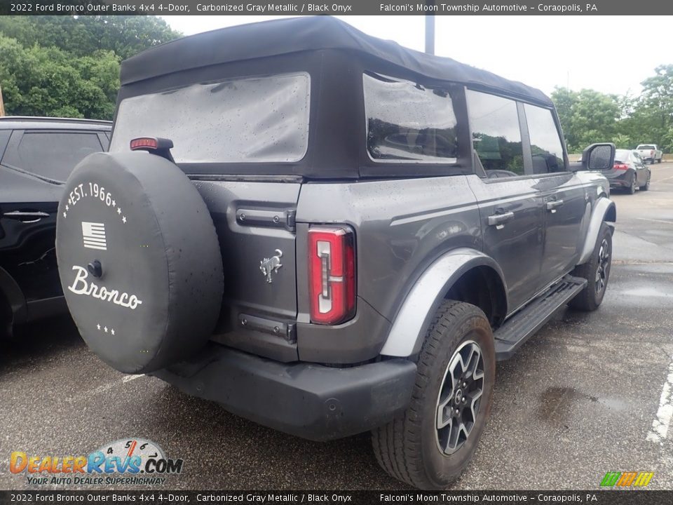 2022 Ford Bronco Outer Banks 4x4 4-Door Carbonized Gray Metallic / Black Onyx Photo #4