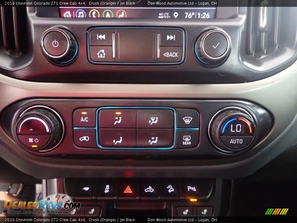 2019 Chevrolet Colorado Z71 Crew Cab 4x4 Crush (Orange) / Jet Black Photo #21
