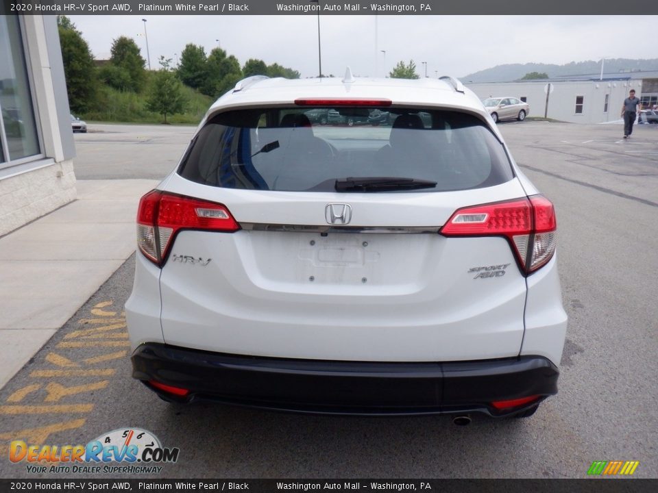 2020 Honda HR-V Sport AWD Platinum White Pearl / Black Photo #7