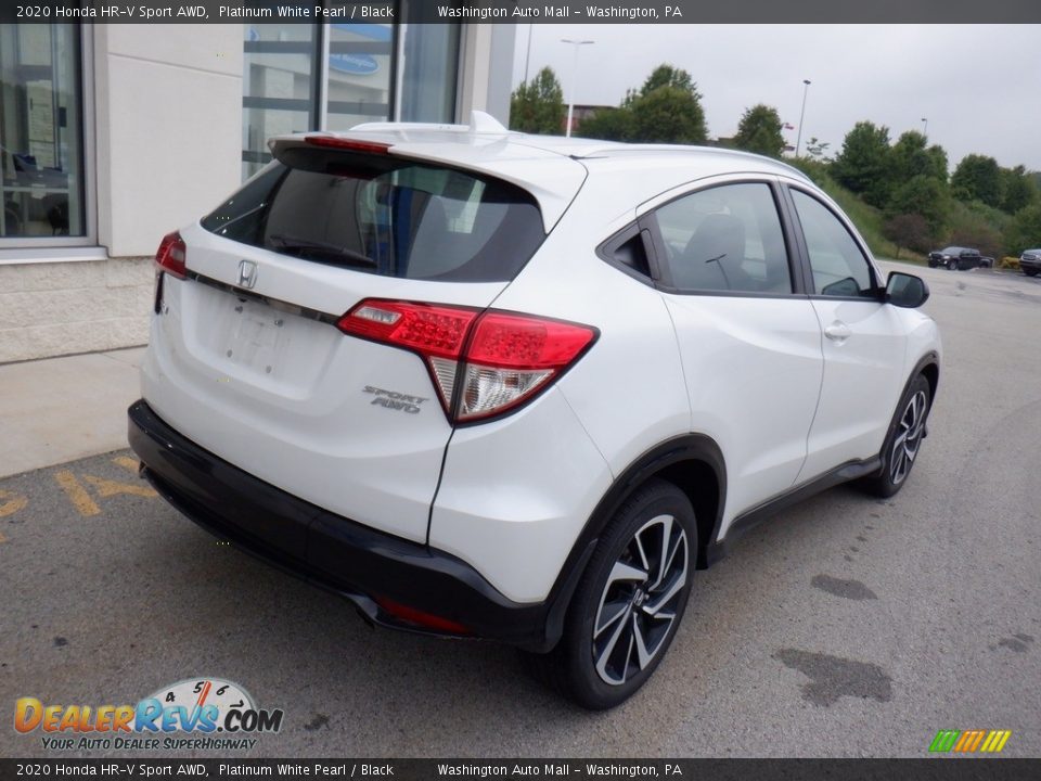 2020 Honda HR-V Sport AWD Platinum White Pearl / Black Photo #8