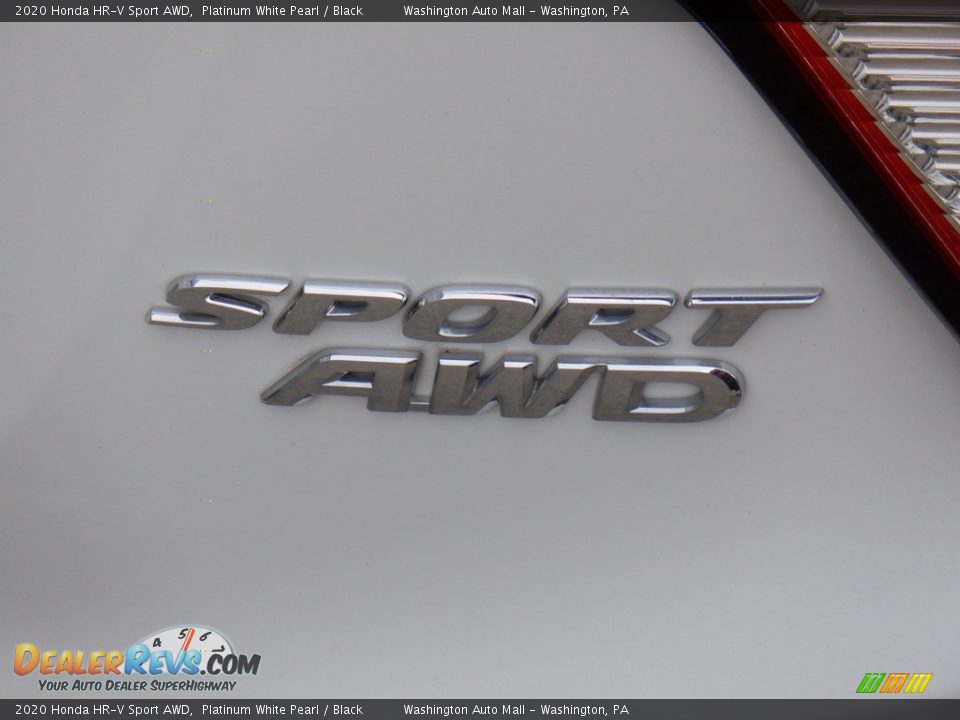 2020 Honda HR-V Sport AWD Platinum White Pearl / Black Photo #9