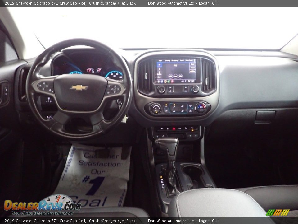 2019 Chevrolet Colorado Z71 Crew Cab 4x4 Crush (Orange) / Jet Black Photo #27