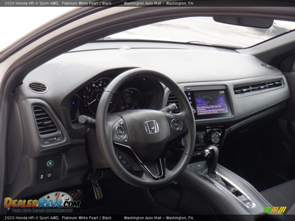 2020 Honda HR-V Sport AWD Platinum White Pearl / Black Photo #12