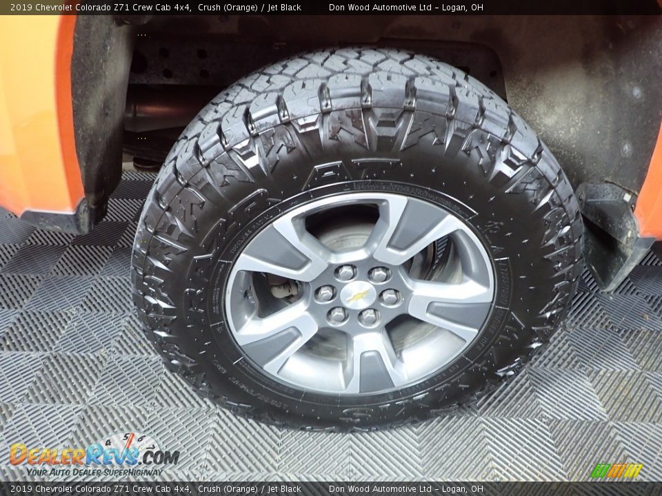 2019 Chevrolet Colorado Z71 Crew Cab 4x4 Crush (Orange) / Jet Black Photo #32