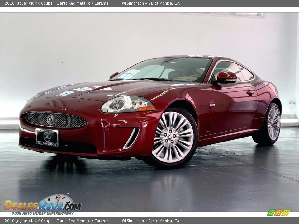 Claret Red Metallic 2010 Jaguar XK XK Coupe Photo #11