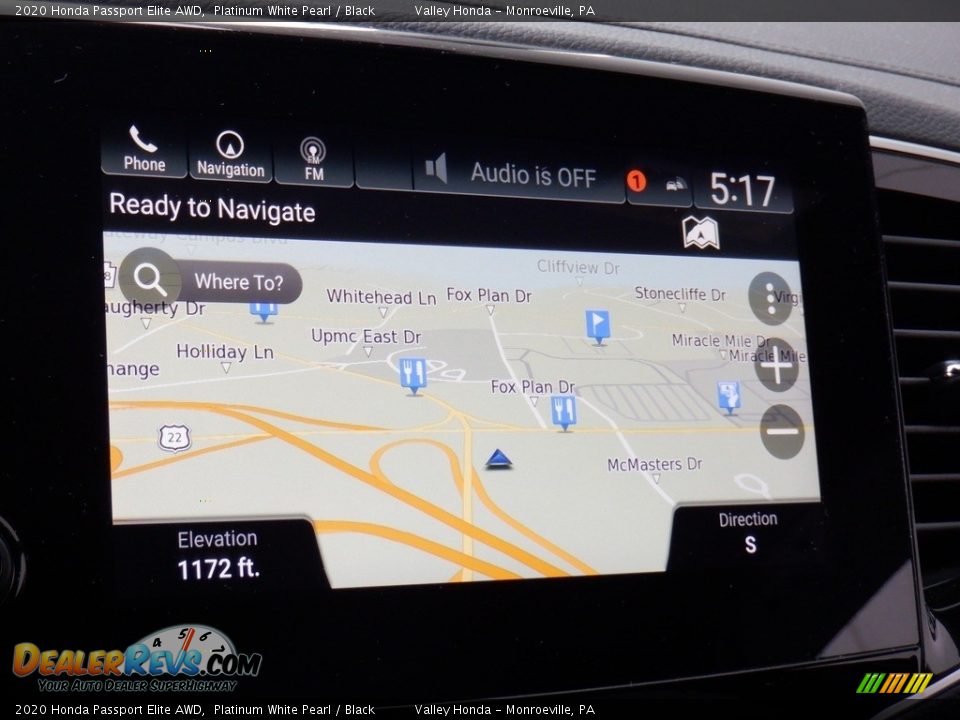 Navigation of 2020 Honda Passport Elite AWD Photo #20