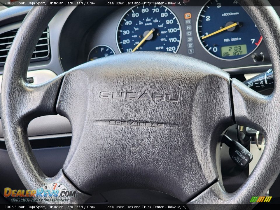 2006 Subaru Baja Sport Steering Wheel Photo #17