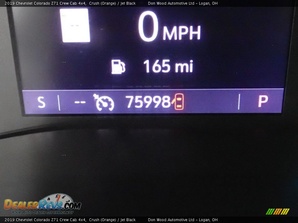 2019 Chevrolet Colorado Z71 Crew Cab 4x4 Crush (Orange) / Jet Black Photo #33
