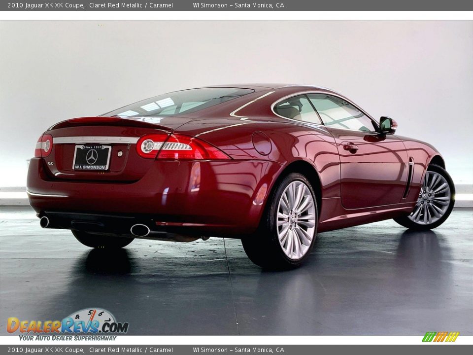 Claret Red Metallic 2010 Jaguar XK XK Coupe Photo #12